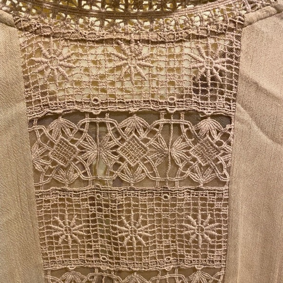 Free People size small blush long sleeve dress - Picture 2 of 6